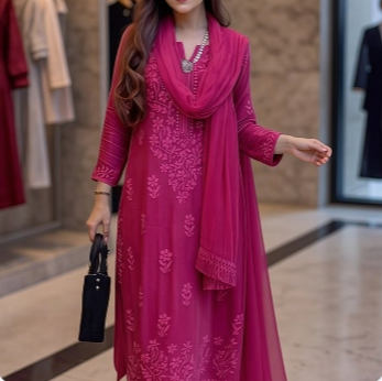Elegant ladies apparel and Chikankari collection at Selection Chickan Handicrafts